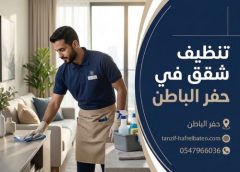 تنظيف شقق في حفر الباطن 0547966036