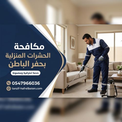 مكافحة الحشرات المنزلية بحفر الباطن